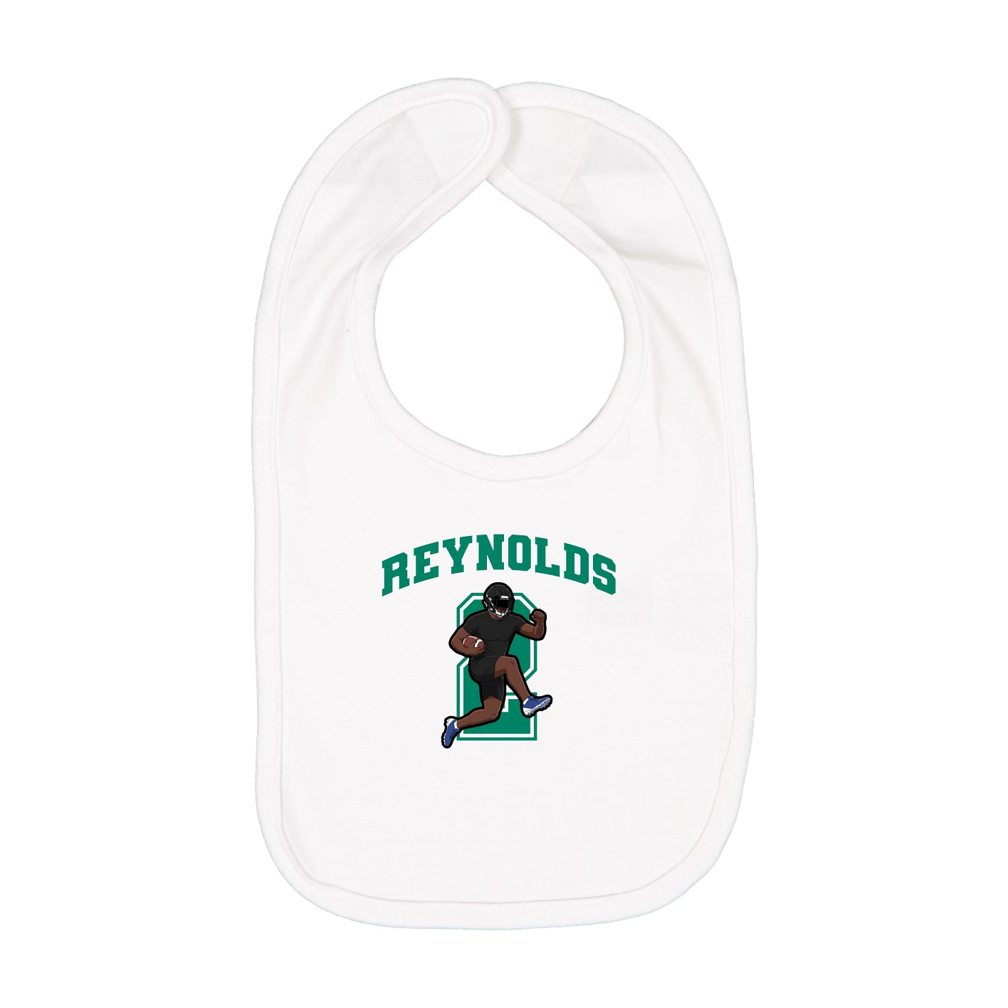 Infant Bib — Number in White