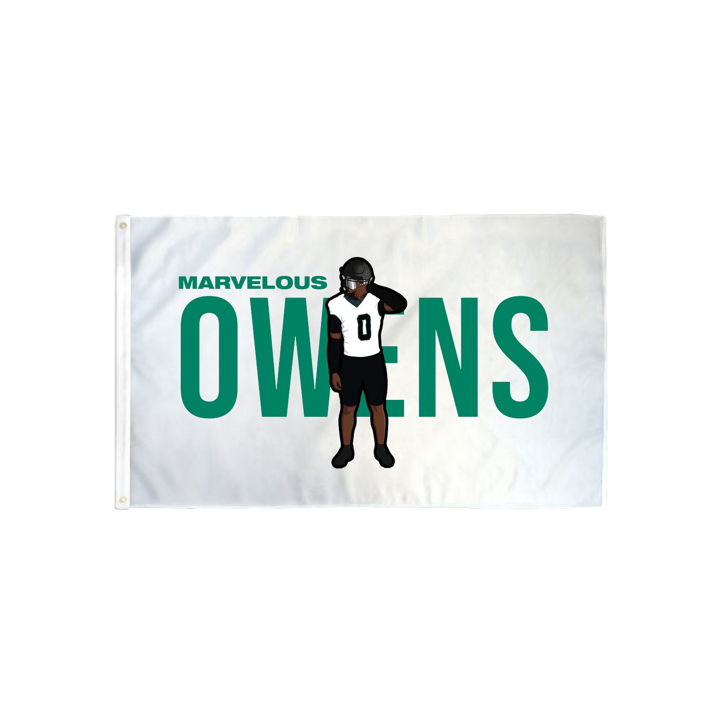 3x5 Flag — Player Name in Classic