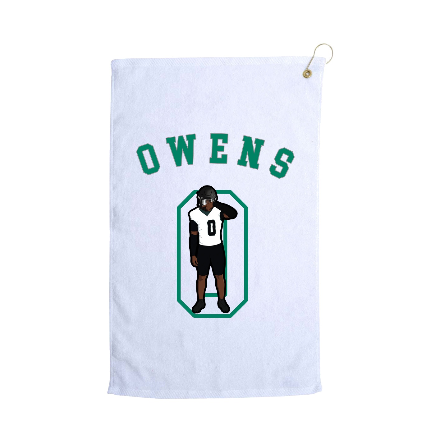 Golf Towel — Shirsey Arch in White