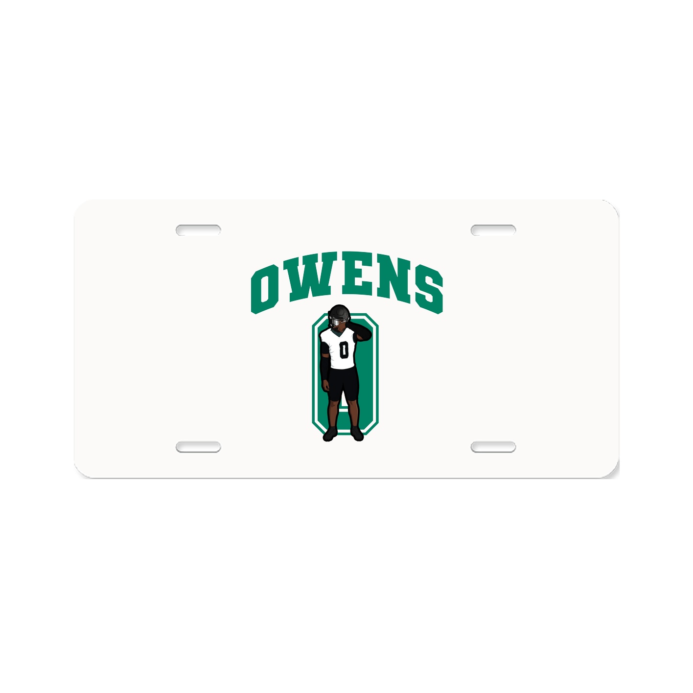 License Plate — Number in Classic