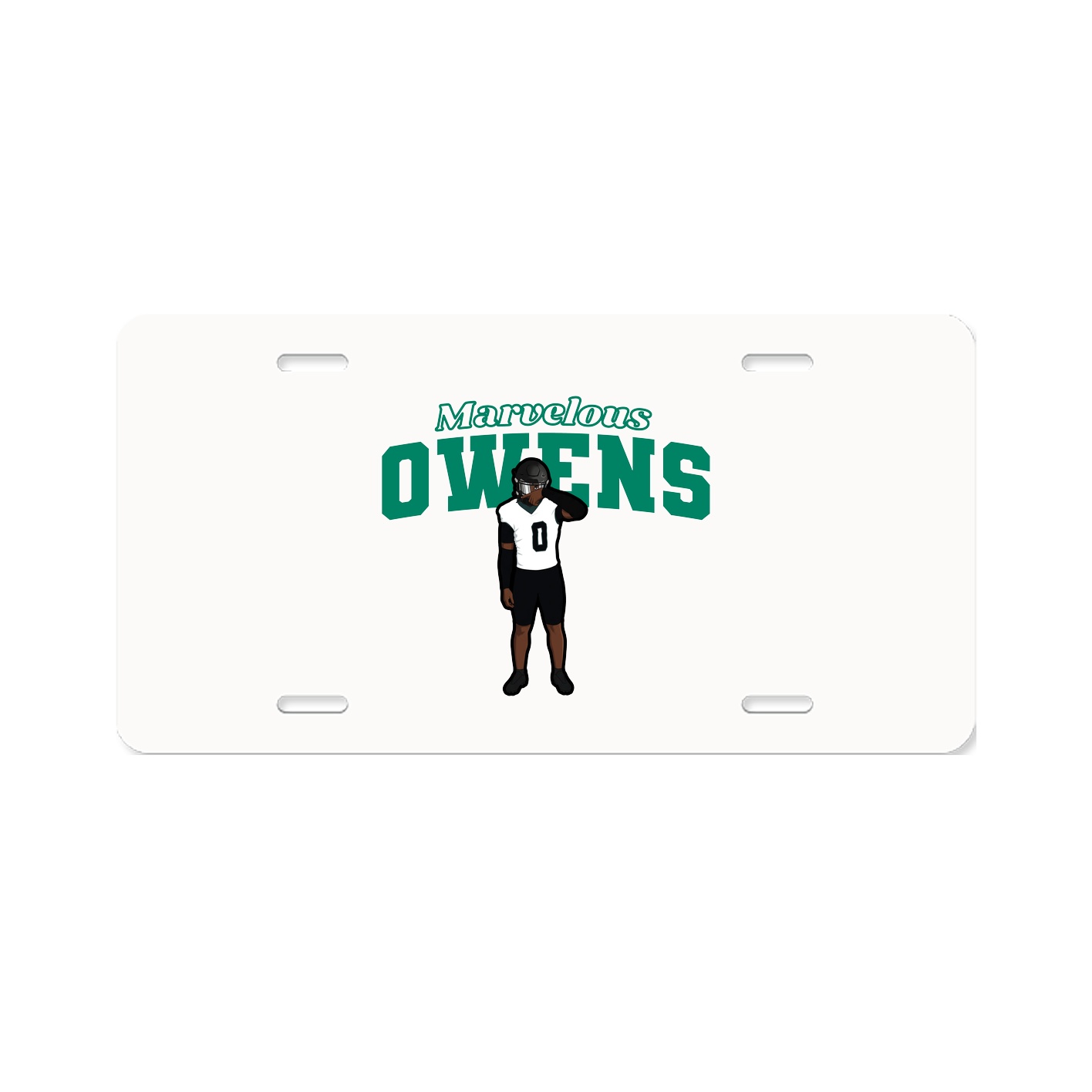 License Plate — Name Arch in Classic