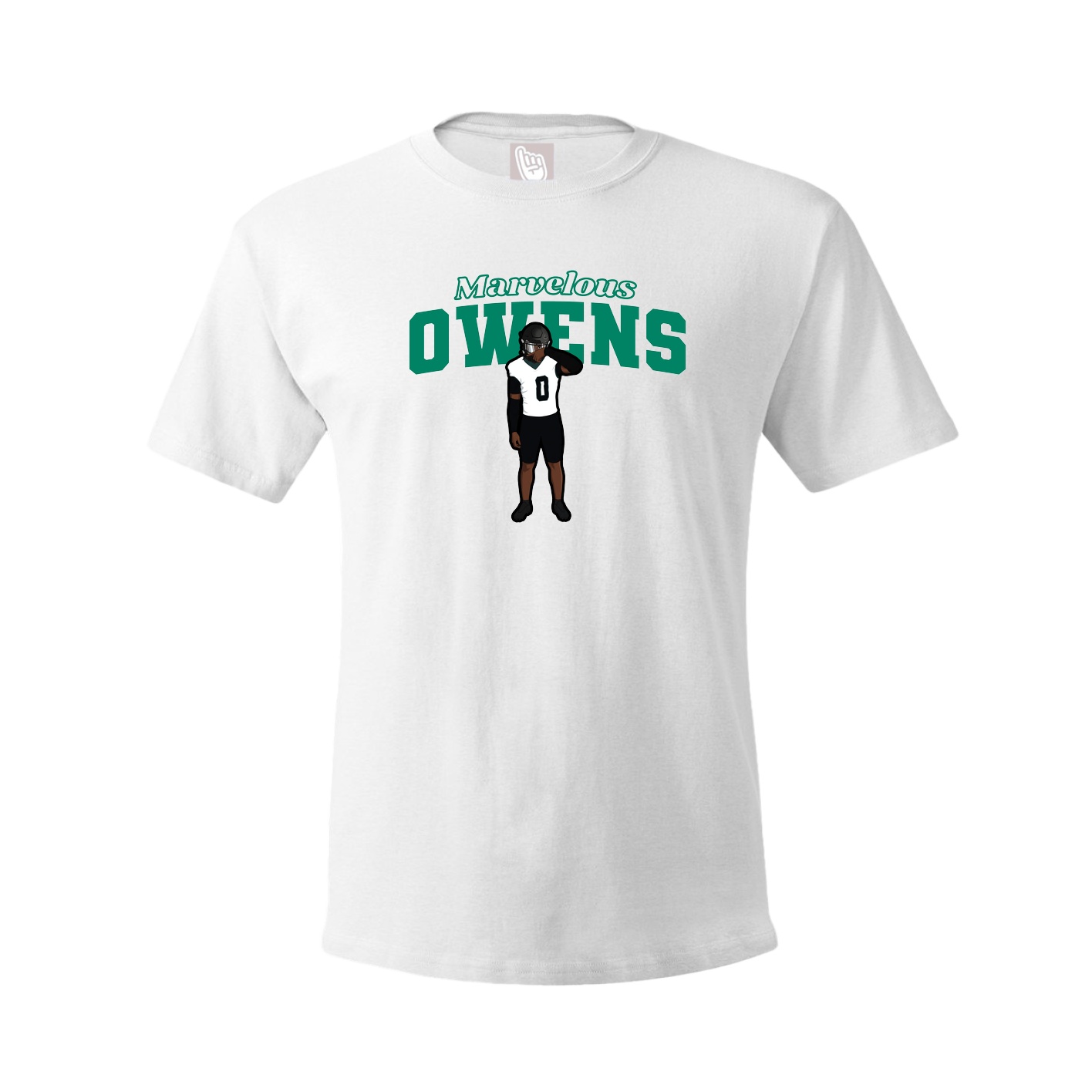 Youth Tee — Name Arch in White