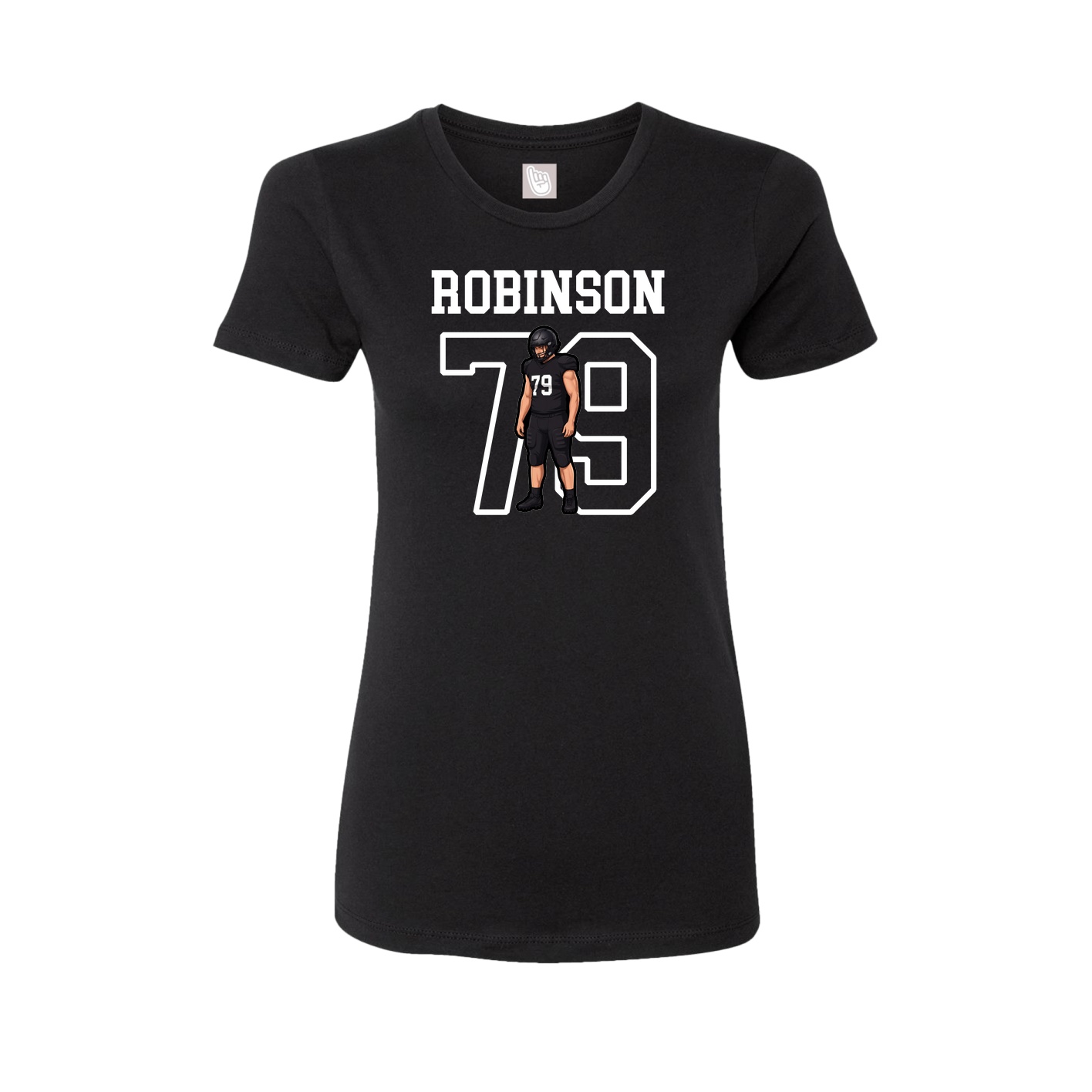 Fitted Women's Tee — Shirsey in Black