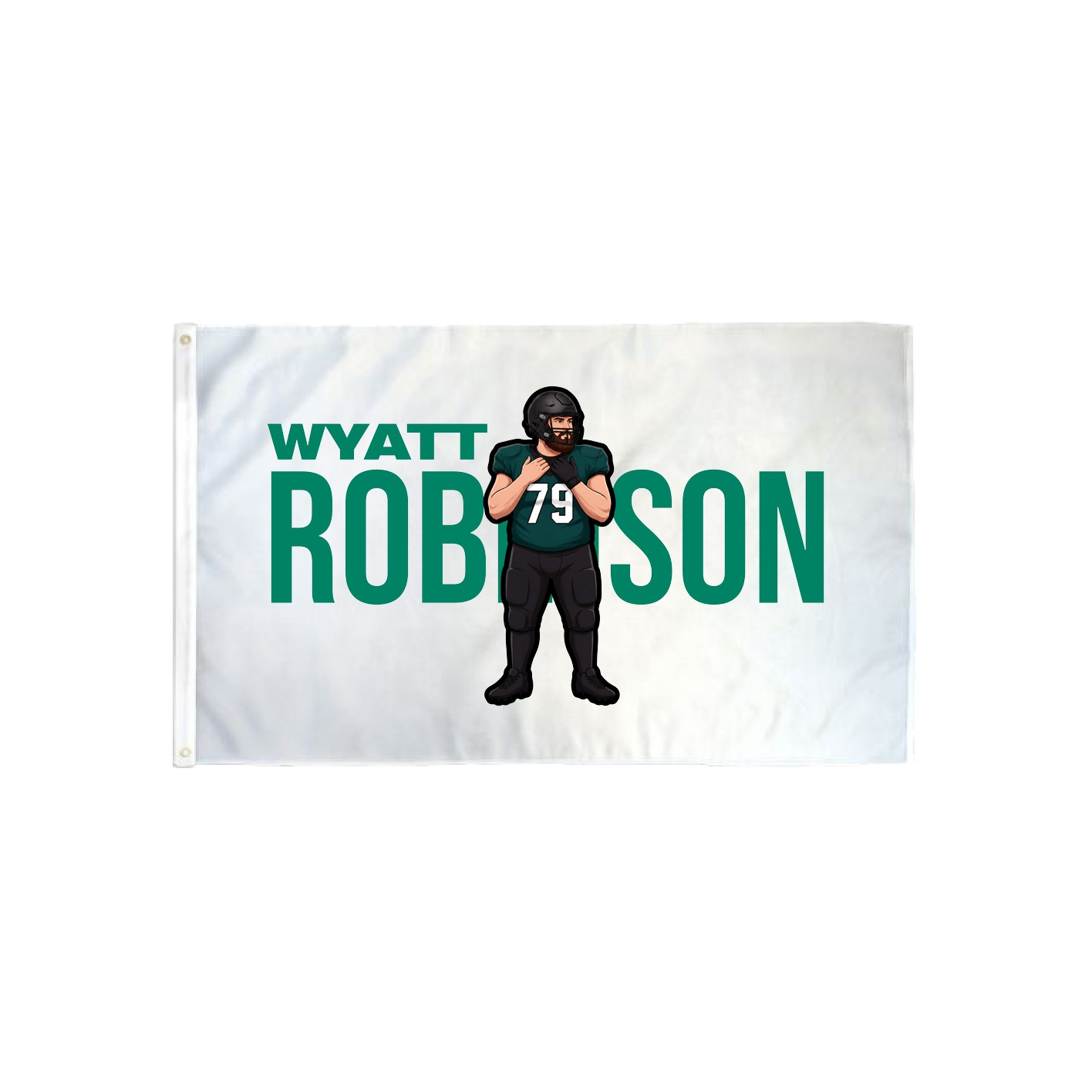 3x5 Flag — Player Name in Classic