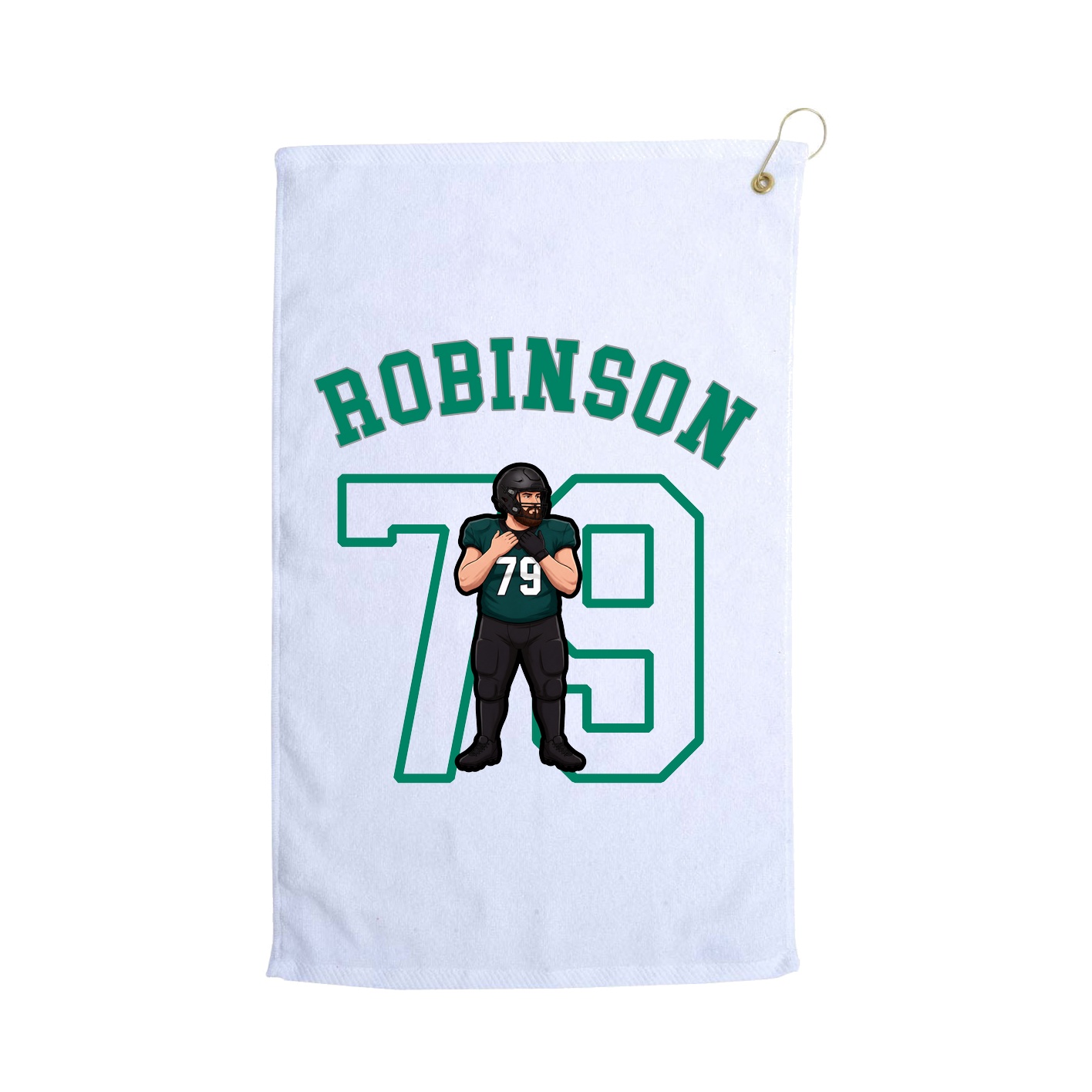 Golf Towel — Shirsey Arch in White