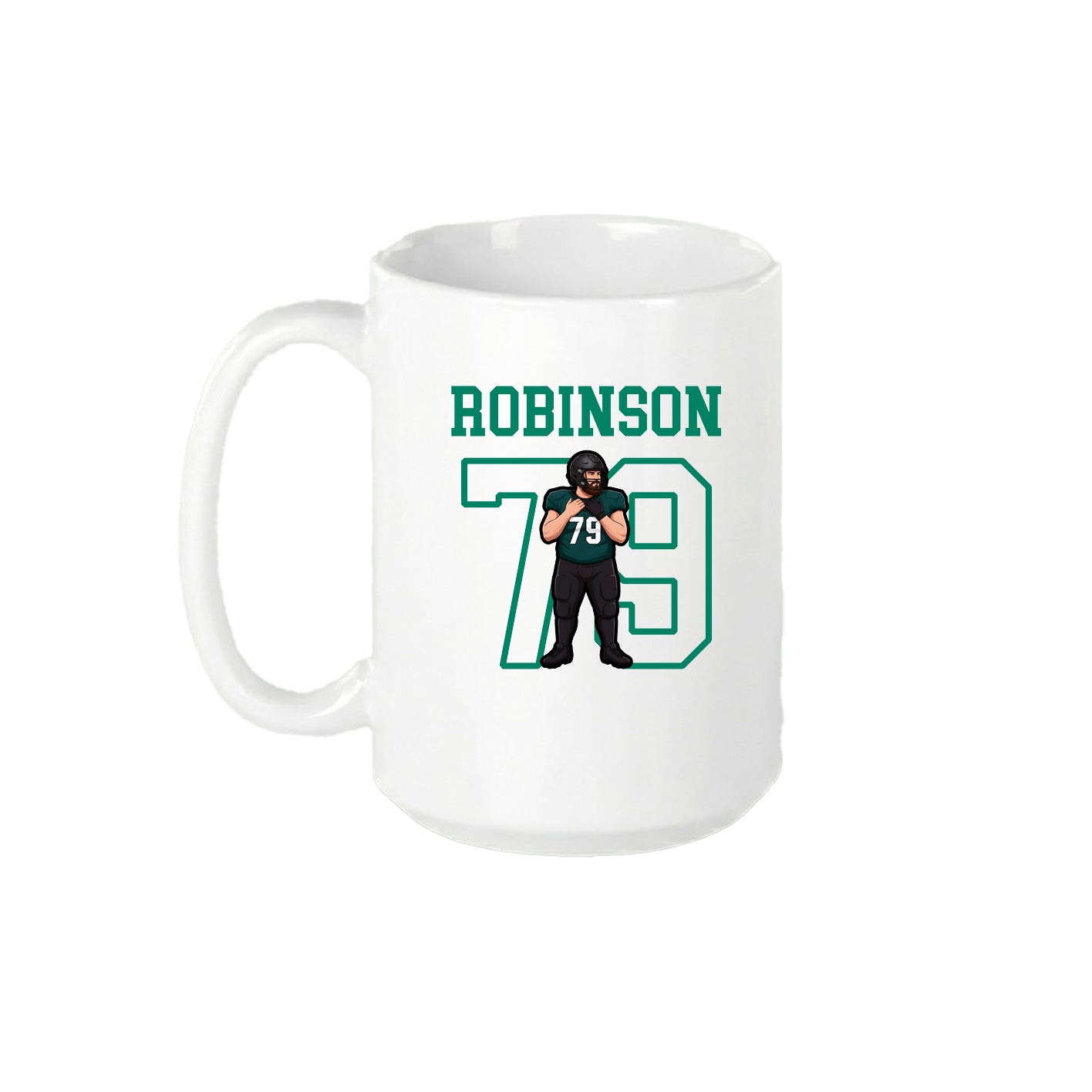 15oz Coffee Mug — Shirsey in White