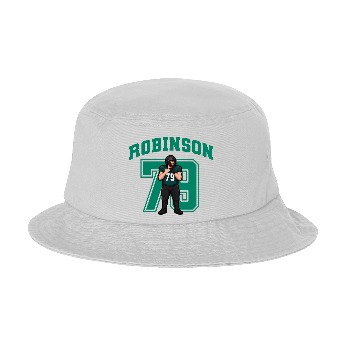 Bucket Cap — Number in White