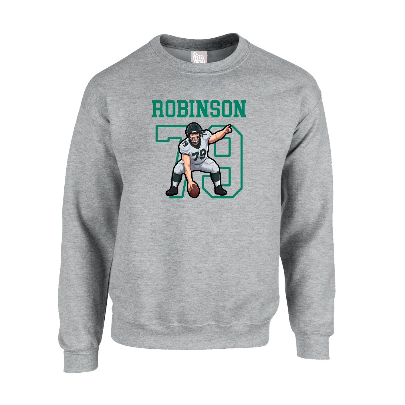 Fleece Crew — Shirsey in Grey
