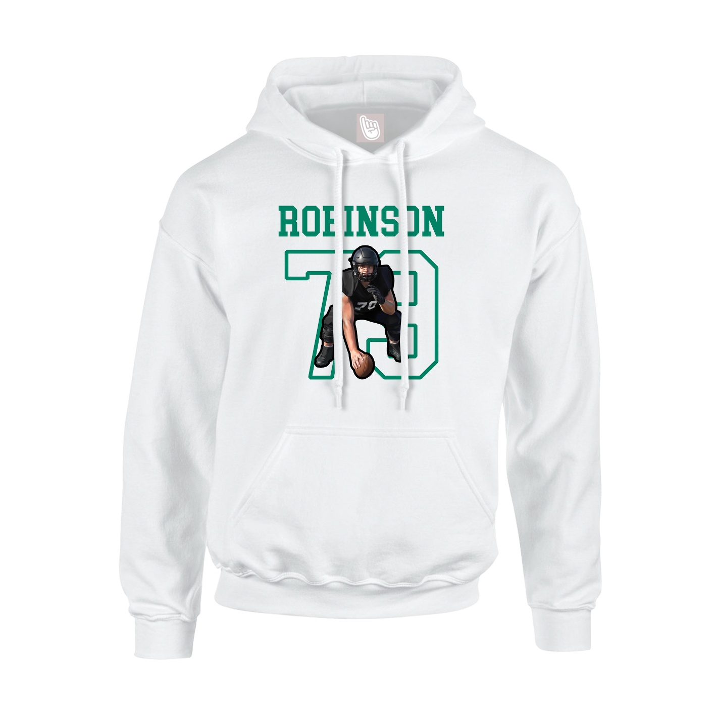 Hoodie — Shirsey in White