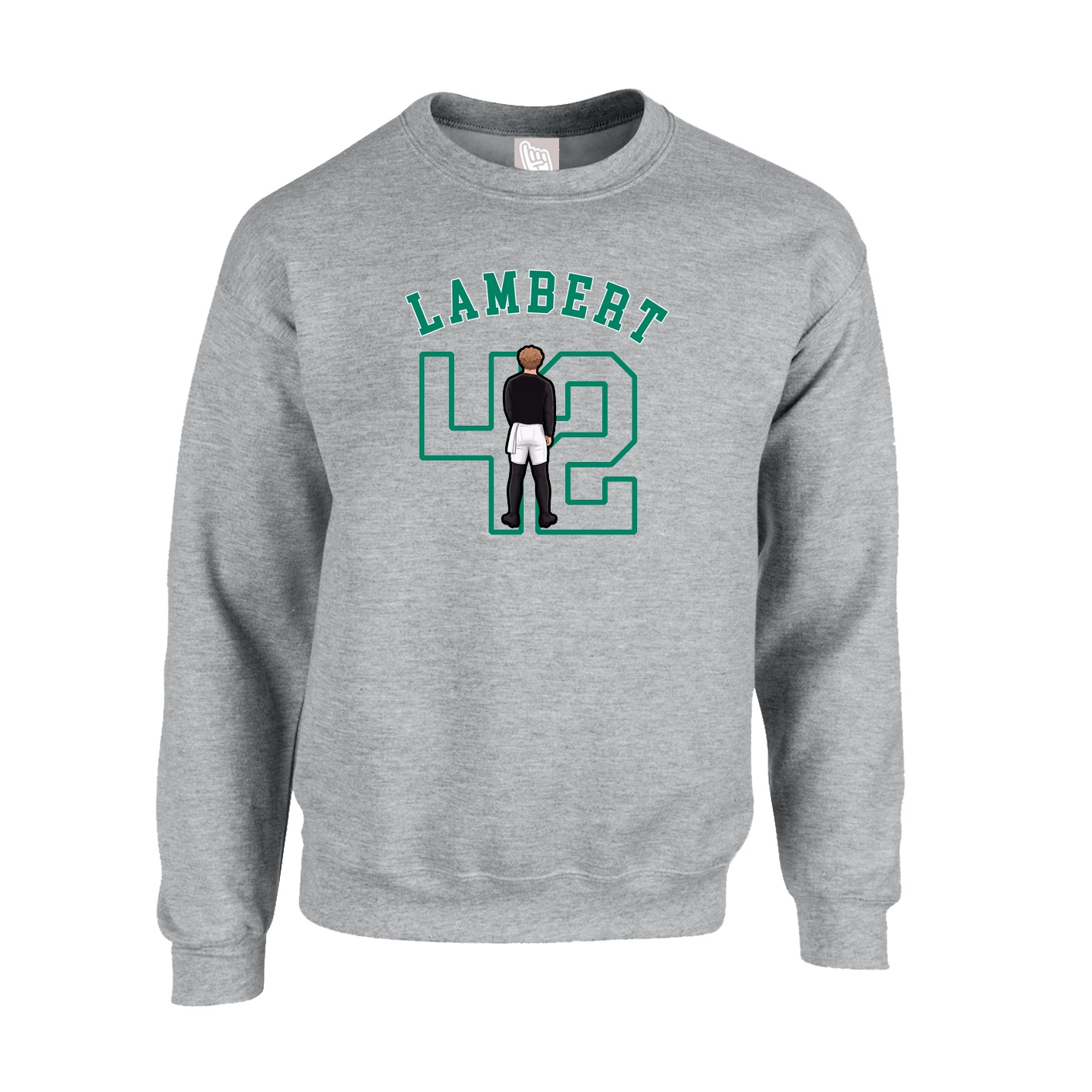 Fleece Crew — Shirsey Arch in Grey
