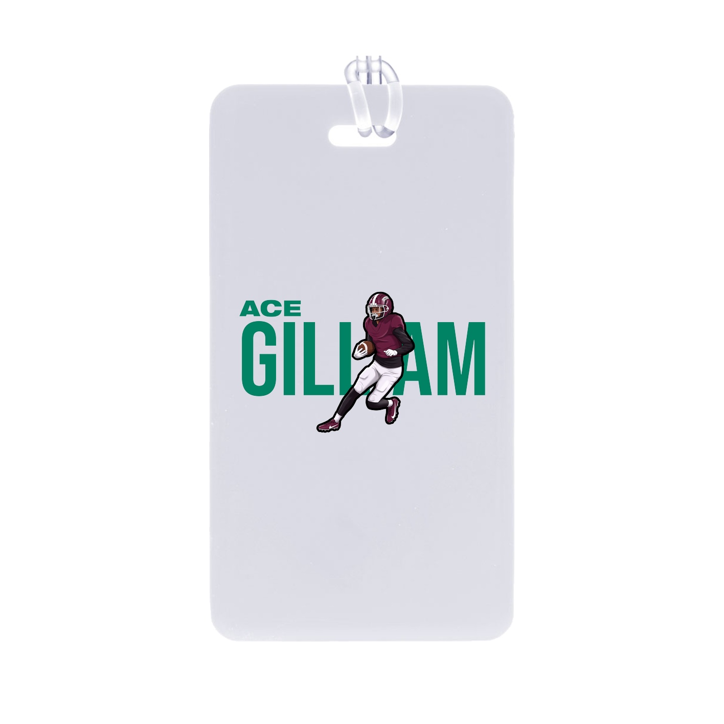 Bag Tag — Player Name in Classic