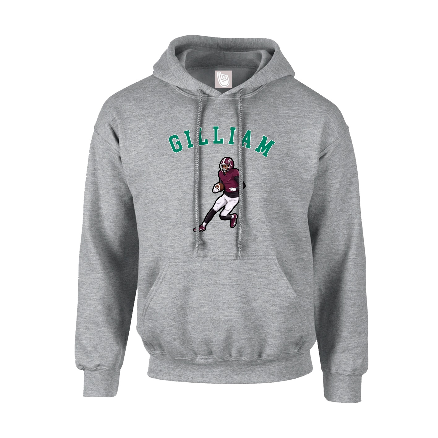 Youth Hoodie — Shirsey Arch in Grey