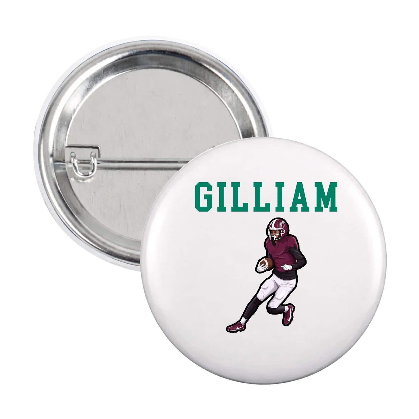 Game Day Button — Shirsey in White