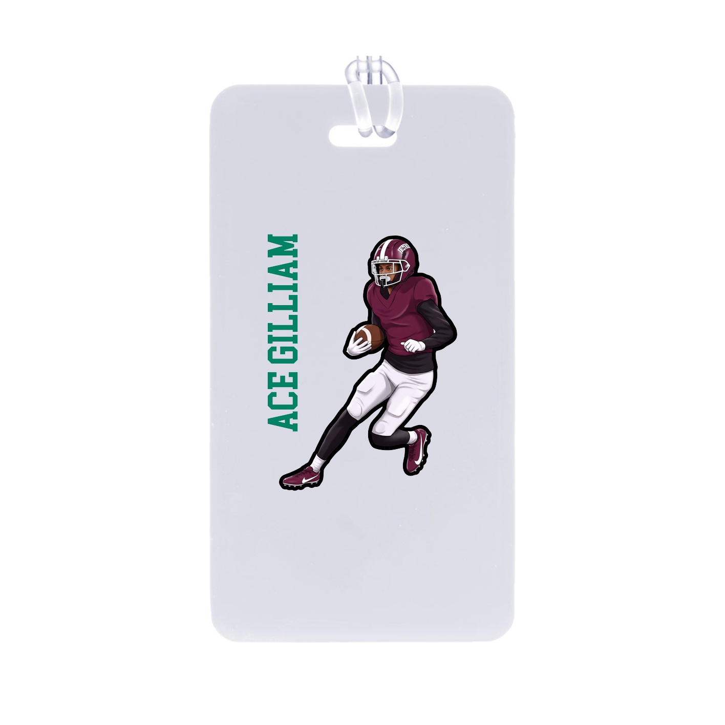 Bag Tag — Name Vertical in Classic