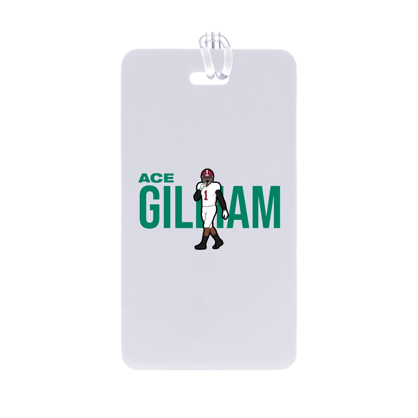 Bag Tag — Player Name in Classic