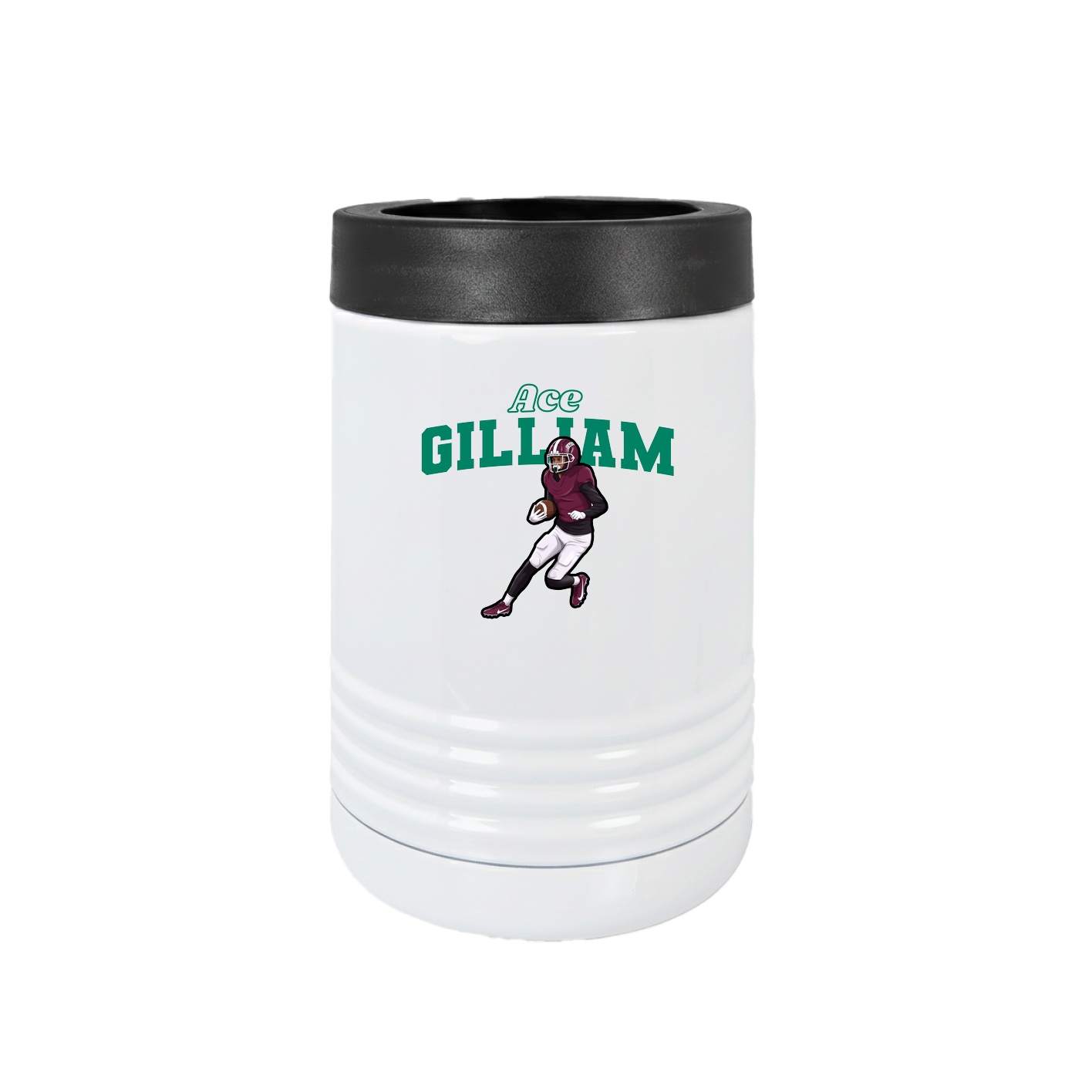 Beverage Holder — Name Arch in White