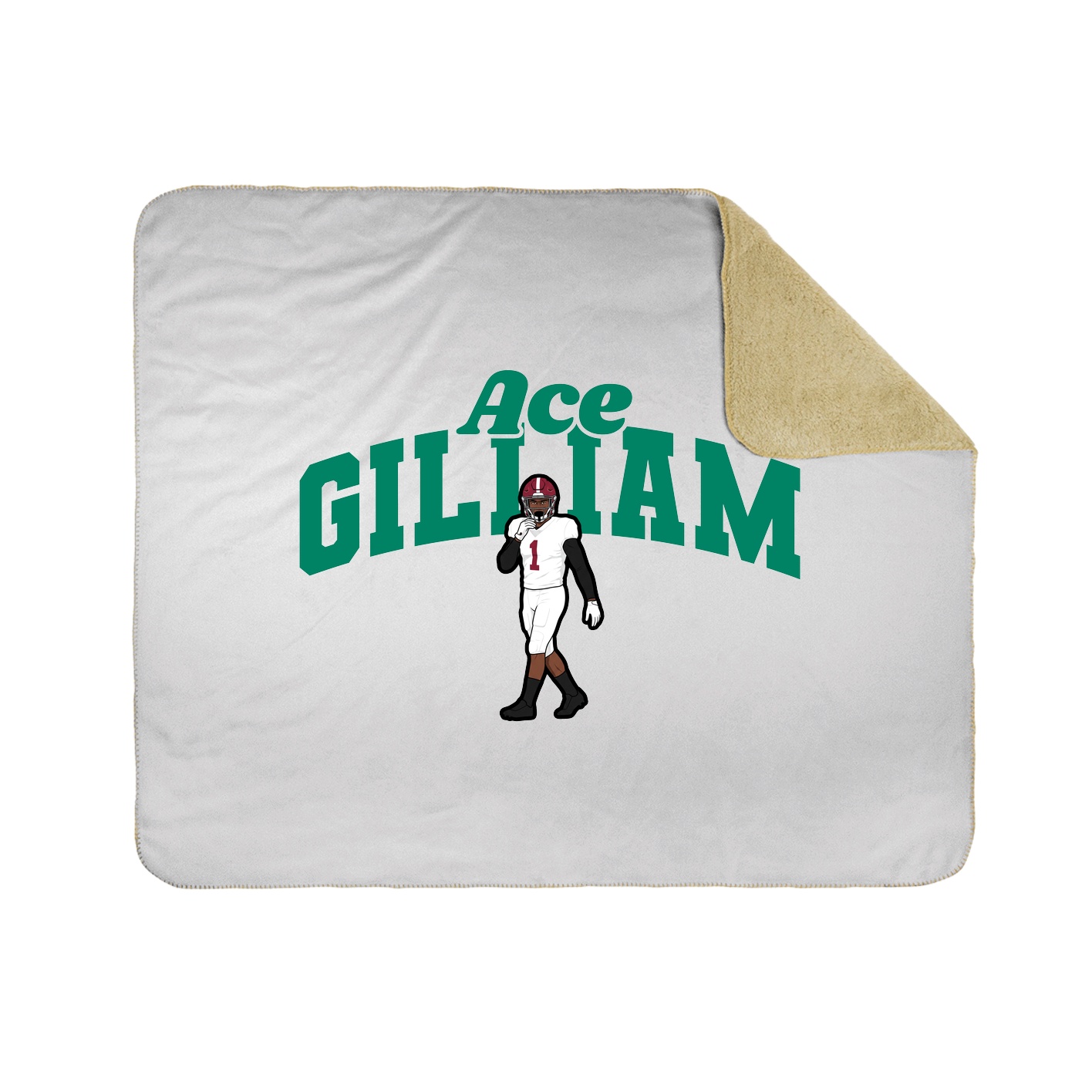 Throw Blanket — Signature Arch in White