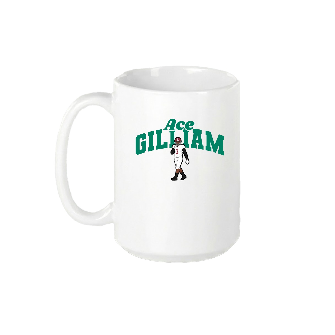 15oz Coffee Mug — Signature Arch in White