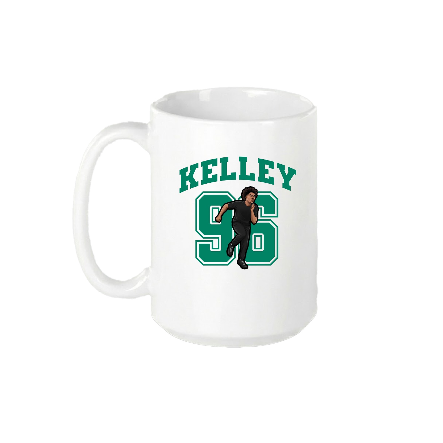 15oz Coffee Mug — Number in White