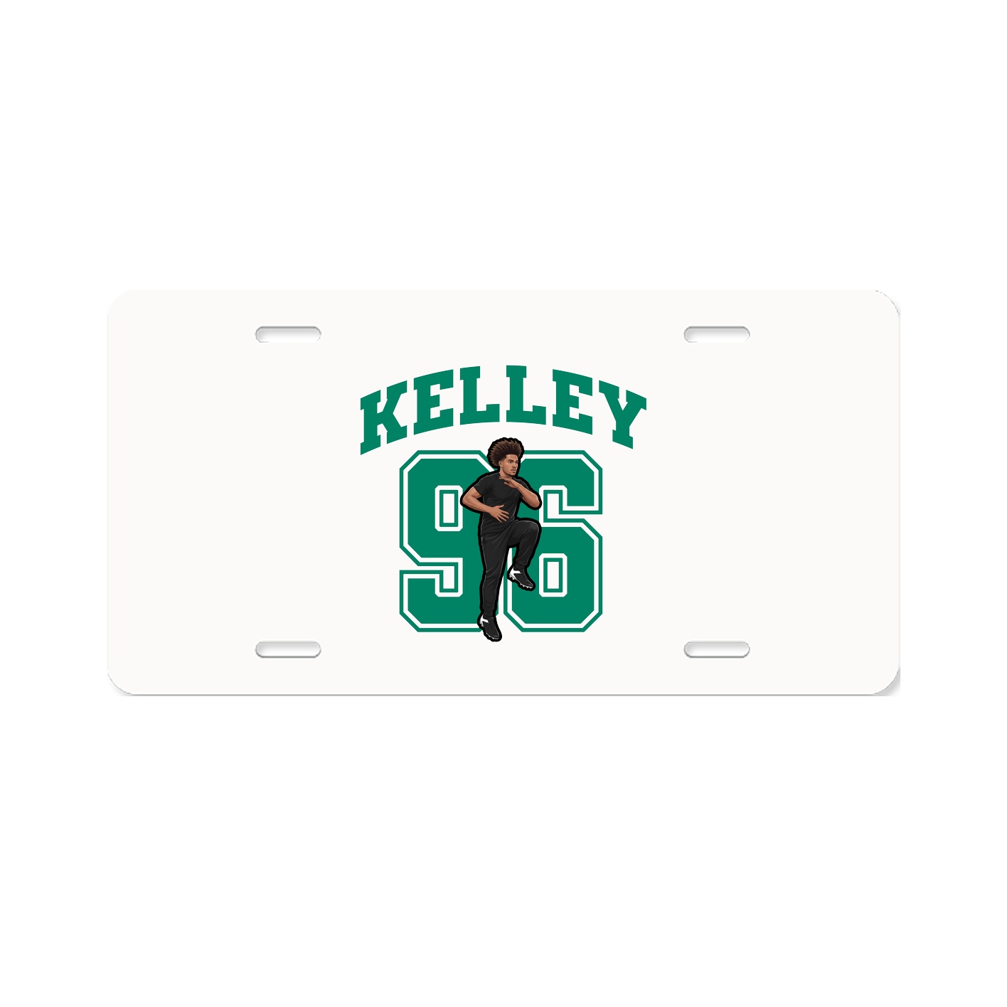 License Plate — Number in Classic