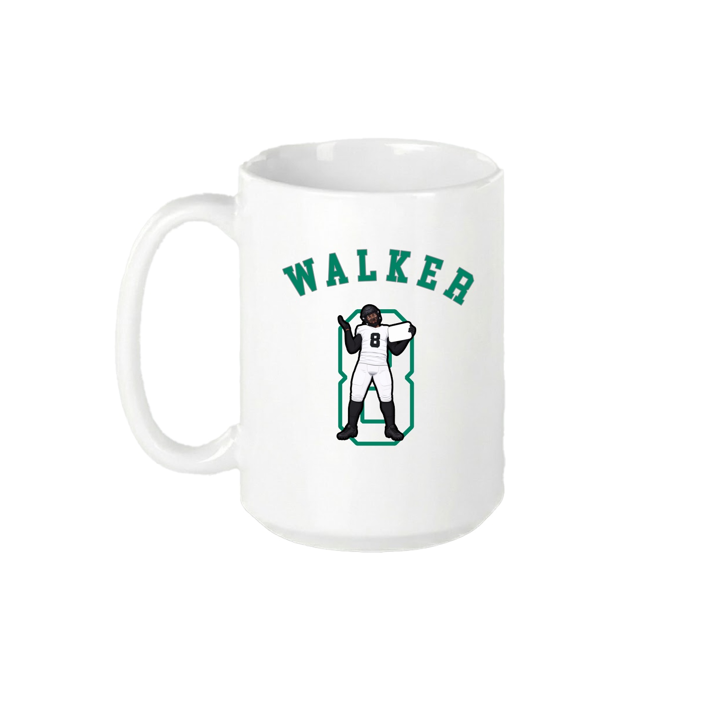 15oz Coffee Mug — Shirsey Arch in White