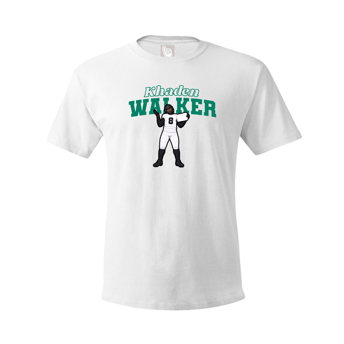 Tee — Name Arch in White