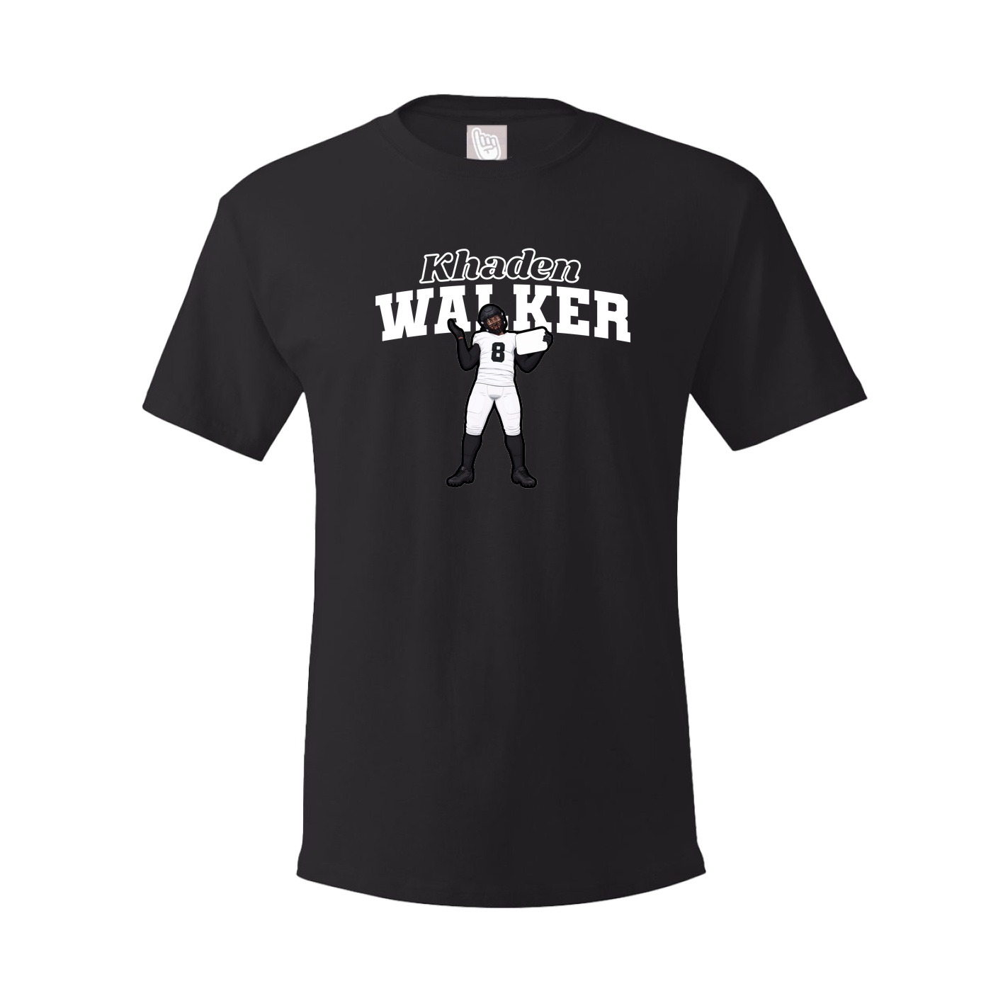 Youth Tee — Name Arch in Black