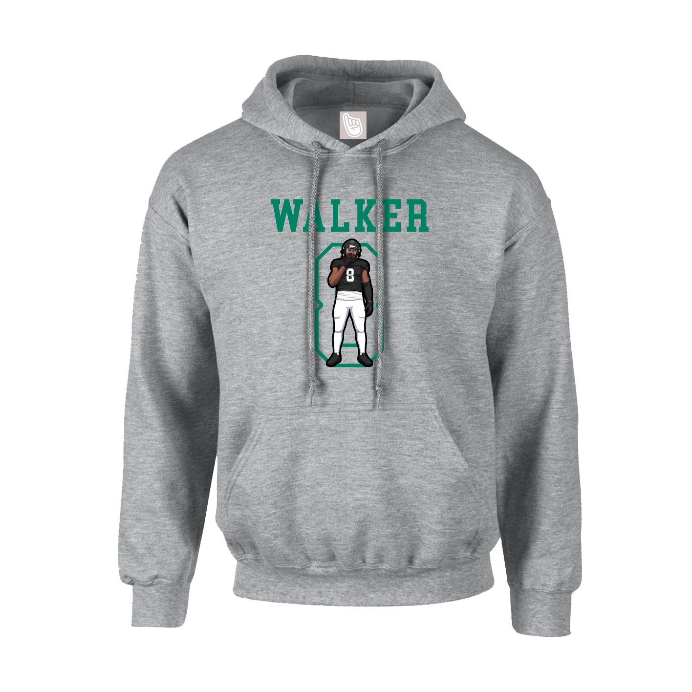 Hoodie — Shirsey in Grey