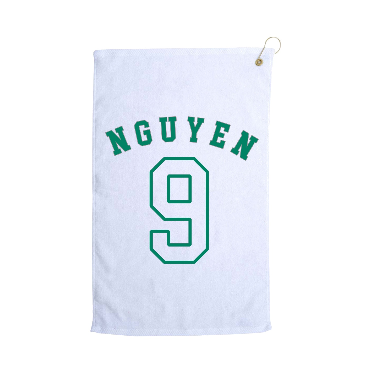 Golf Towel — Shirsey Arch in White