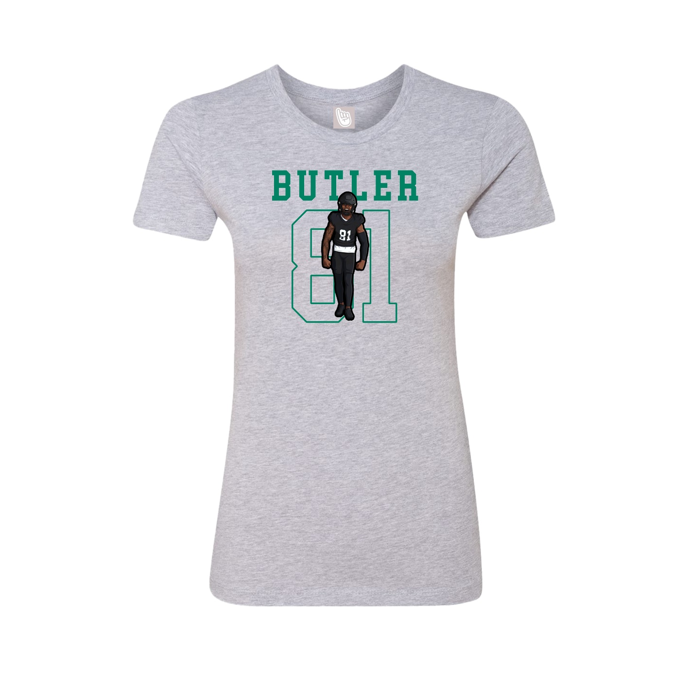 Fitted Women's Tee — Shirsey in Grey