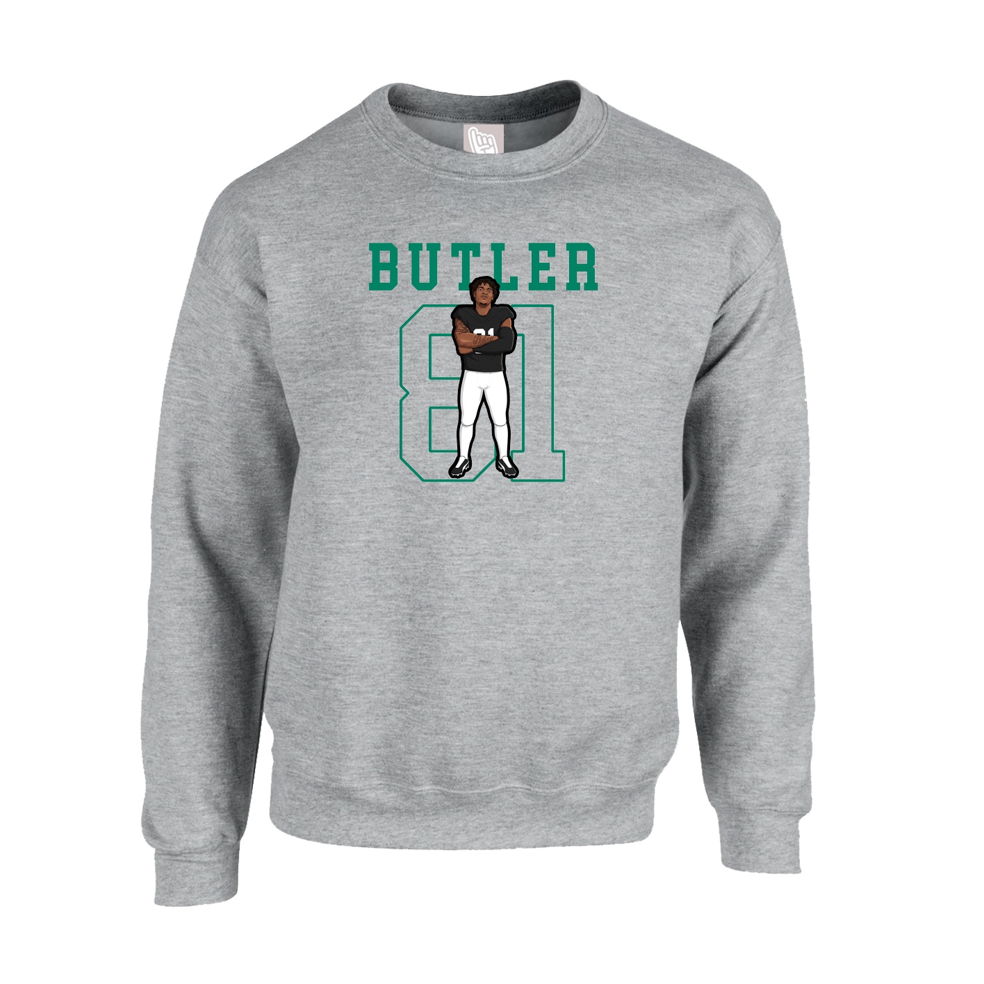 Fleece Crew — Shirsey in Grey