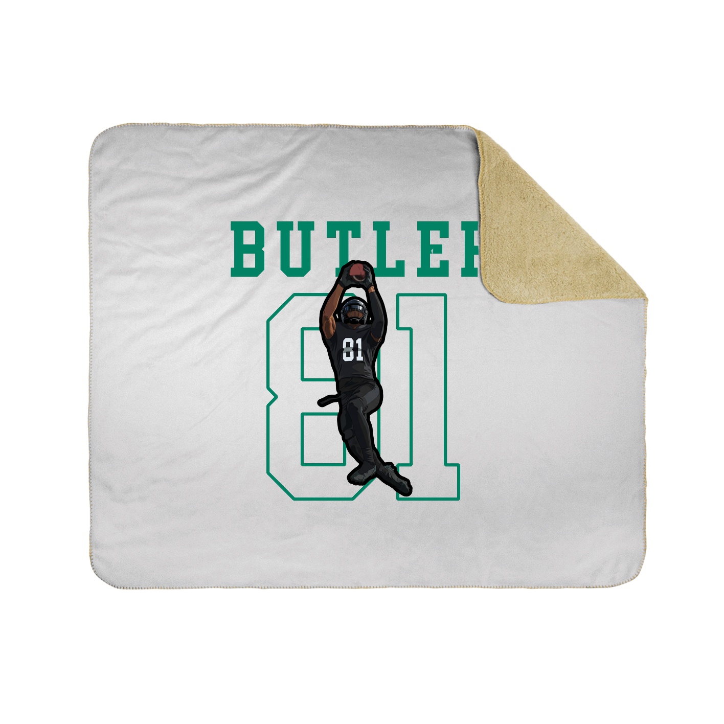 50x60 Sherpa Lined Throw Blanket