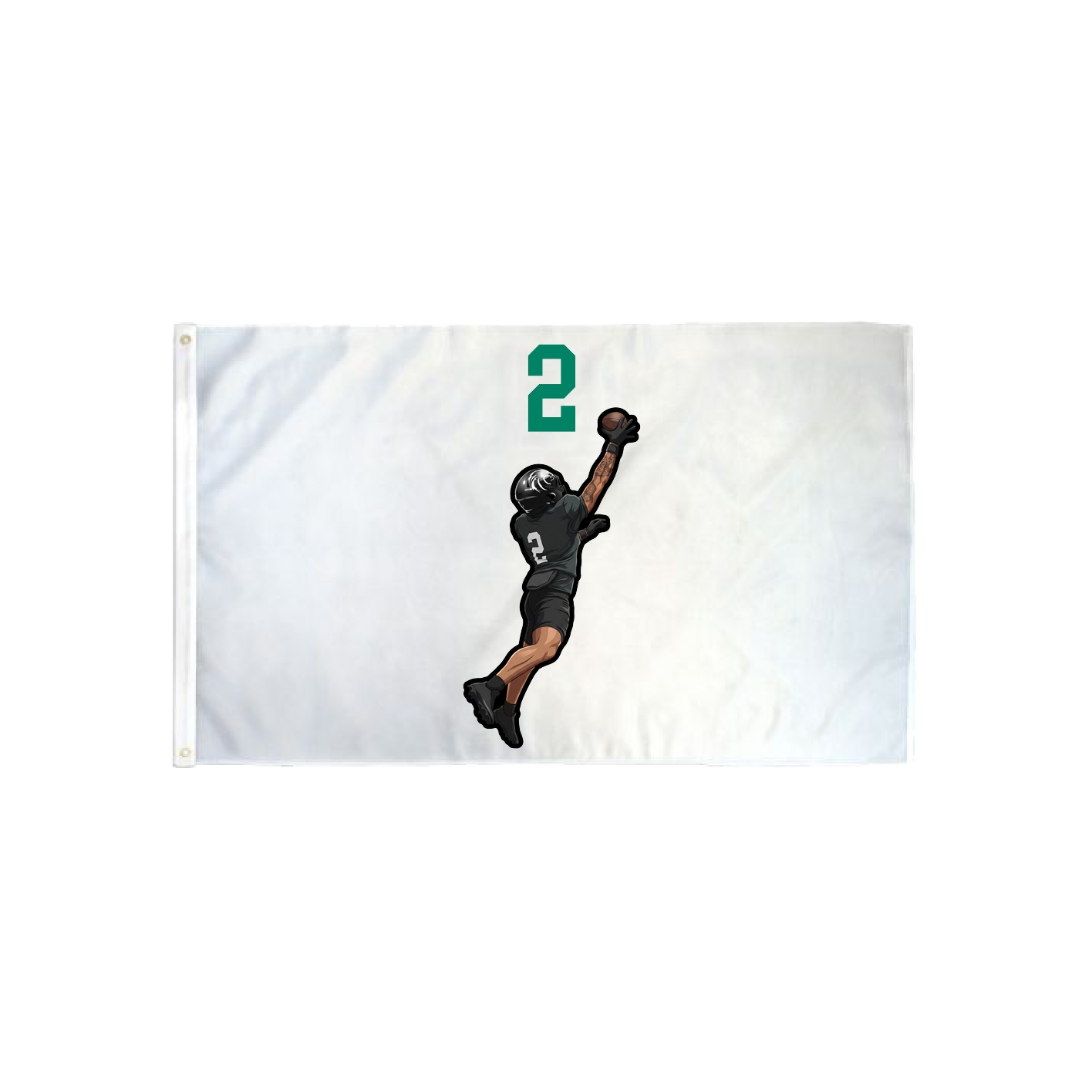 3x5 Flag — Number Top in Classic