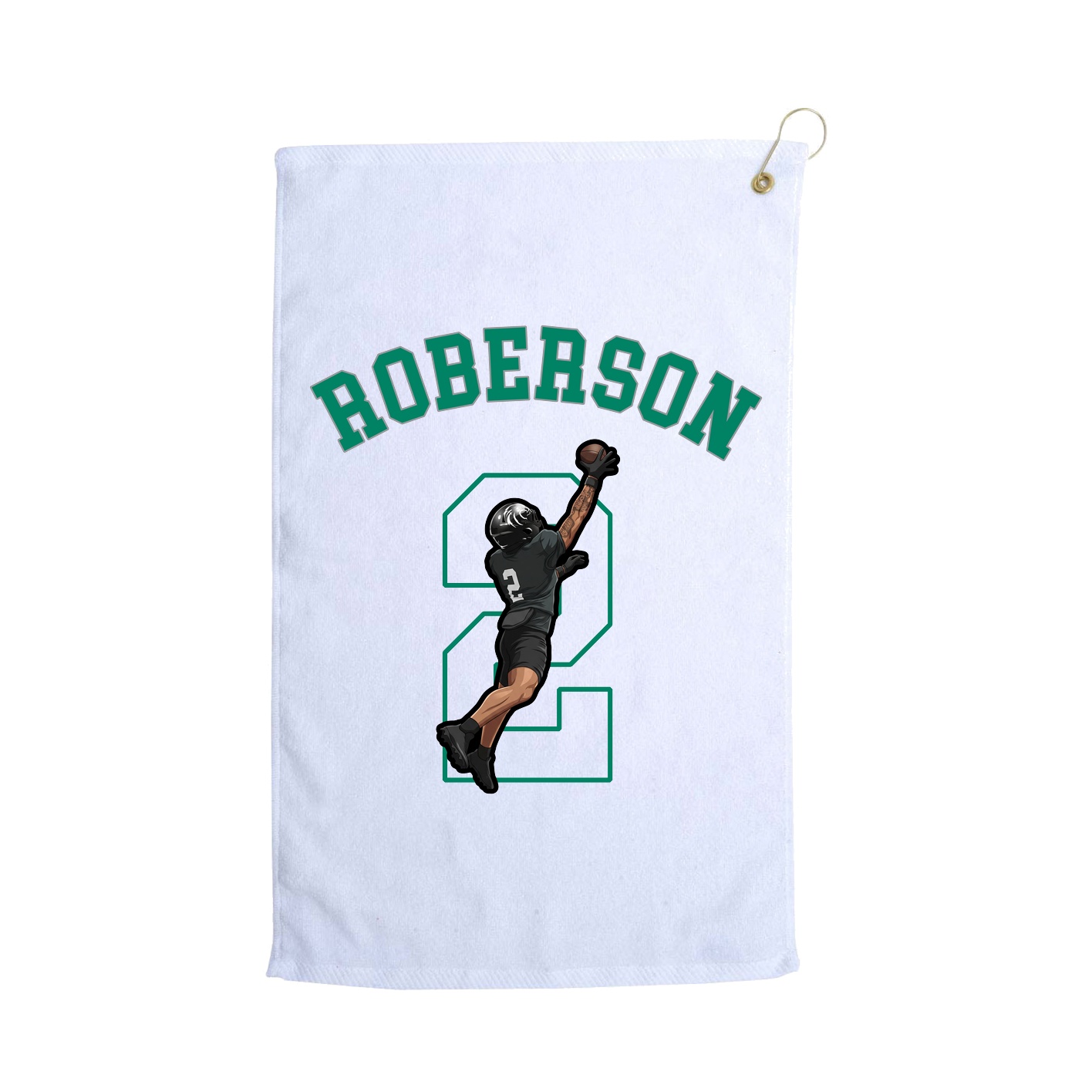 Golf Towel — Shirsey Arch in White