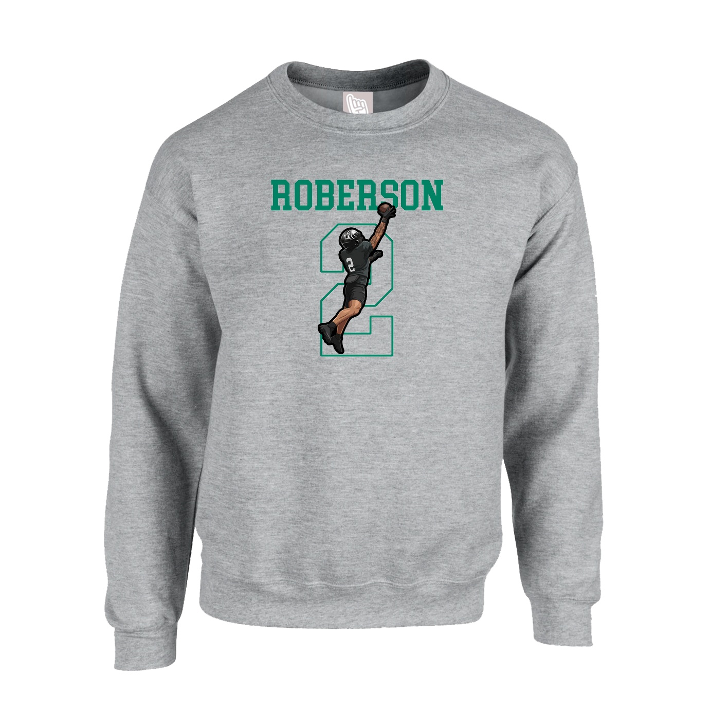 Fleece Crew — Shirsey in Grey