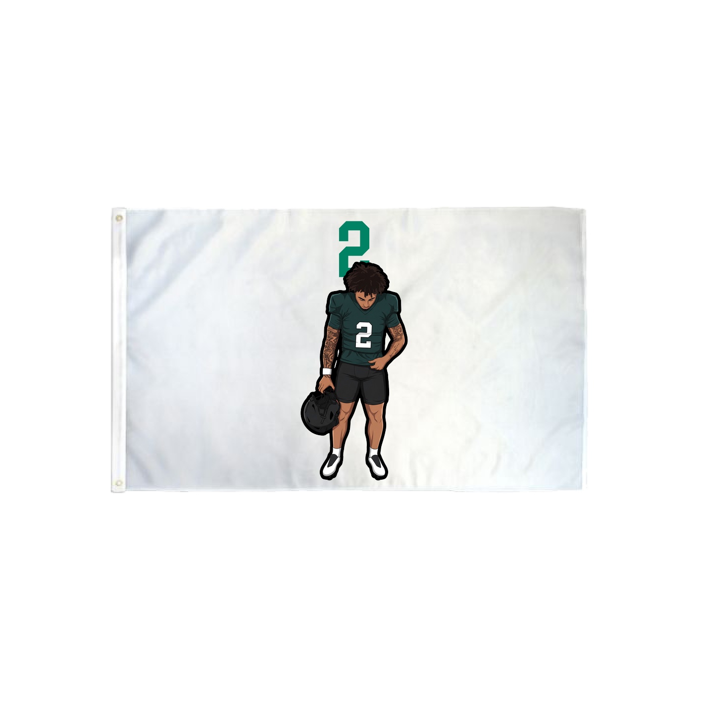 3x5 Flag — Number Top in Classic