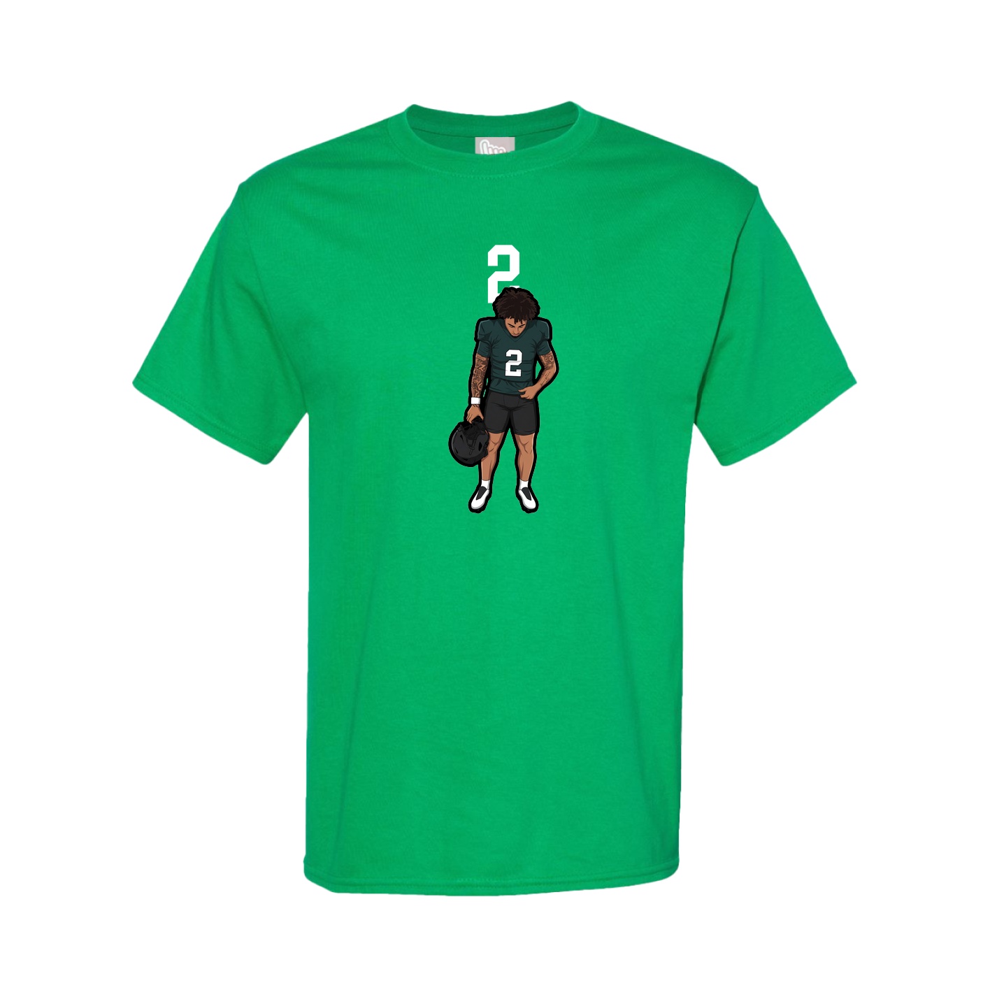Tee — Number Top in Green