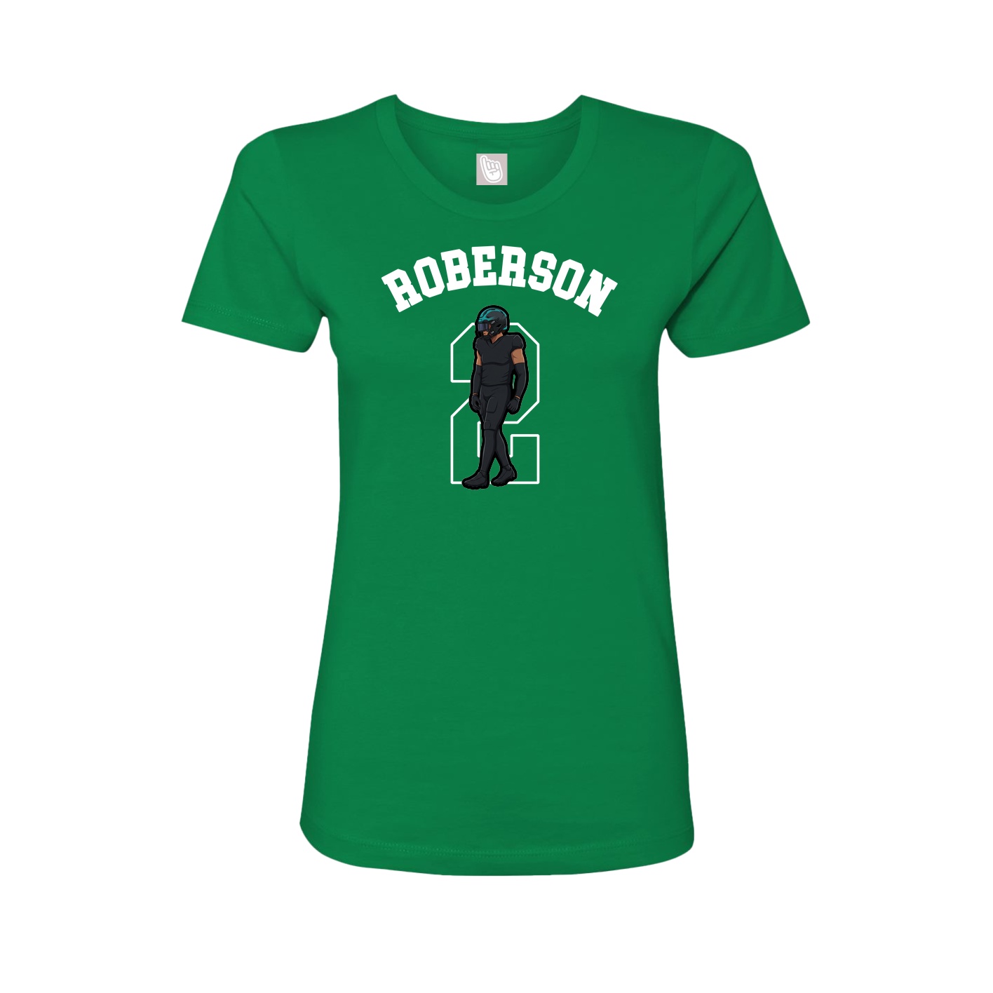 Fitted Women's Tee — Shirsey Arch in Green