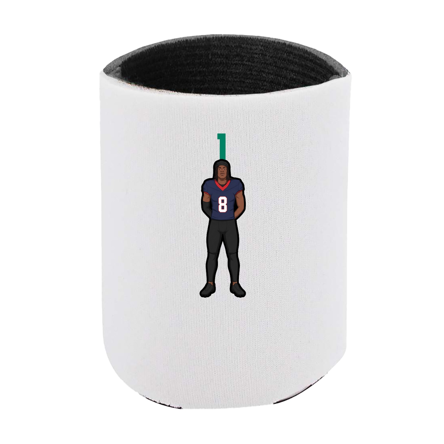 Can Holder — Number Top in White
