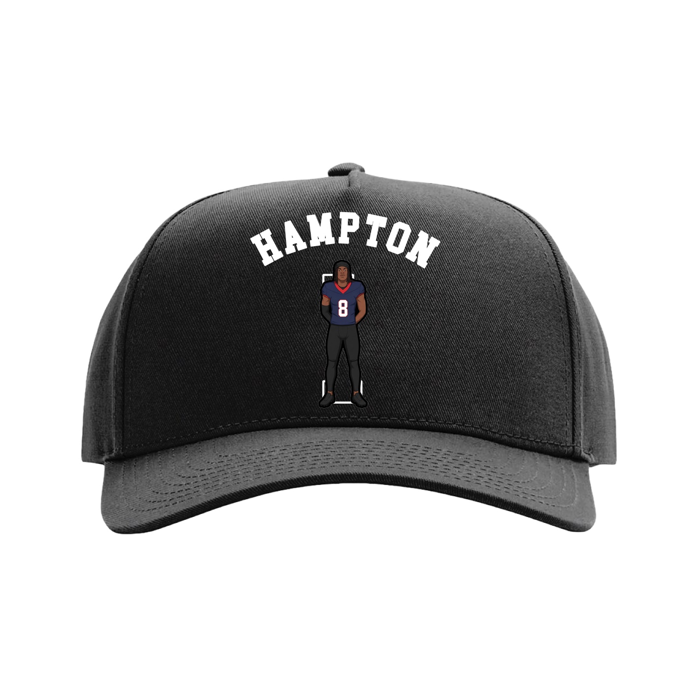 Full Fabric Five-Panel Champ Cap