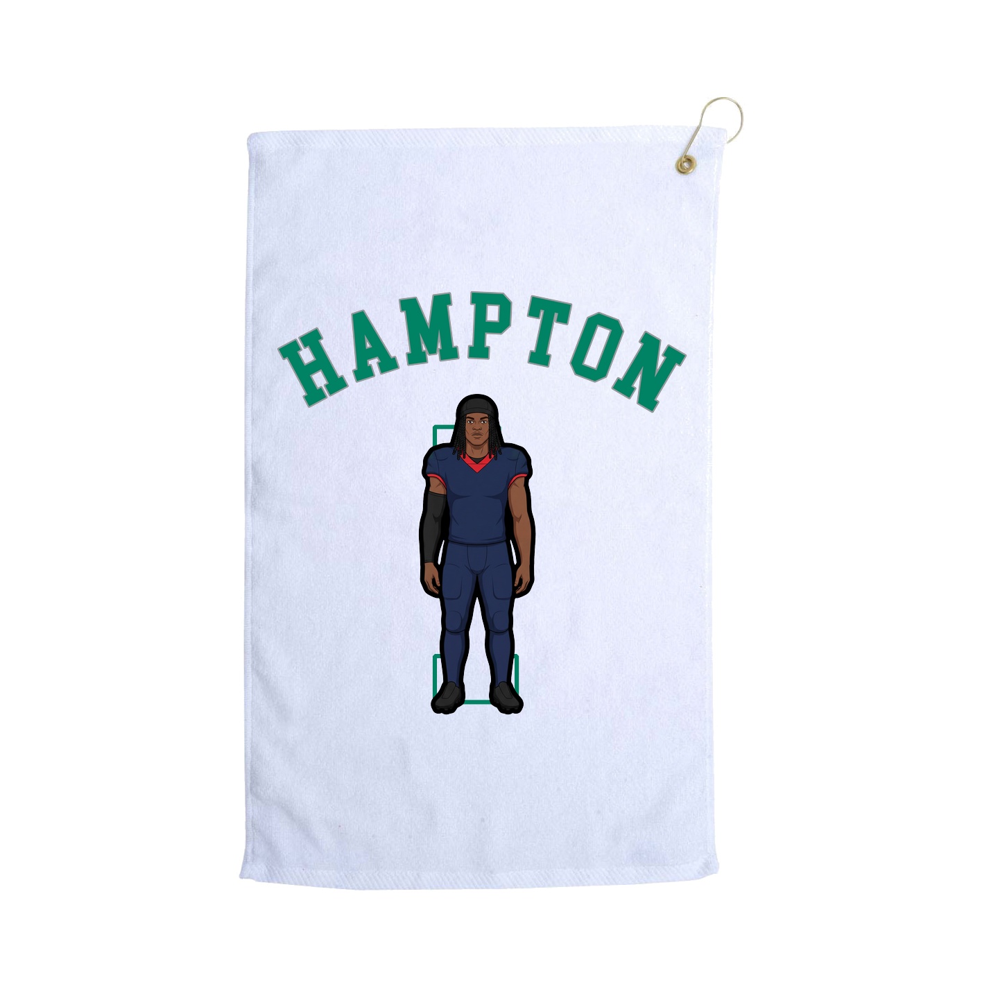 Golf Towel — Shirsey Arch in White