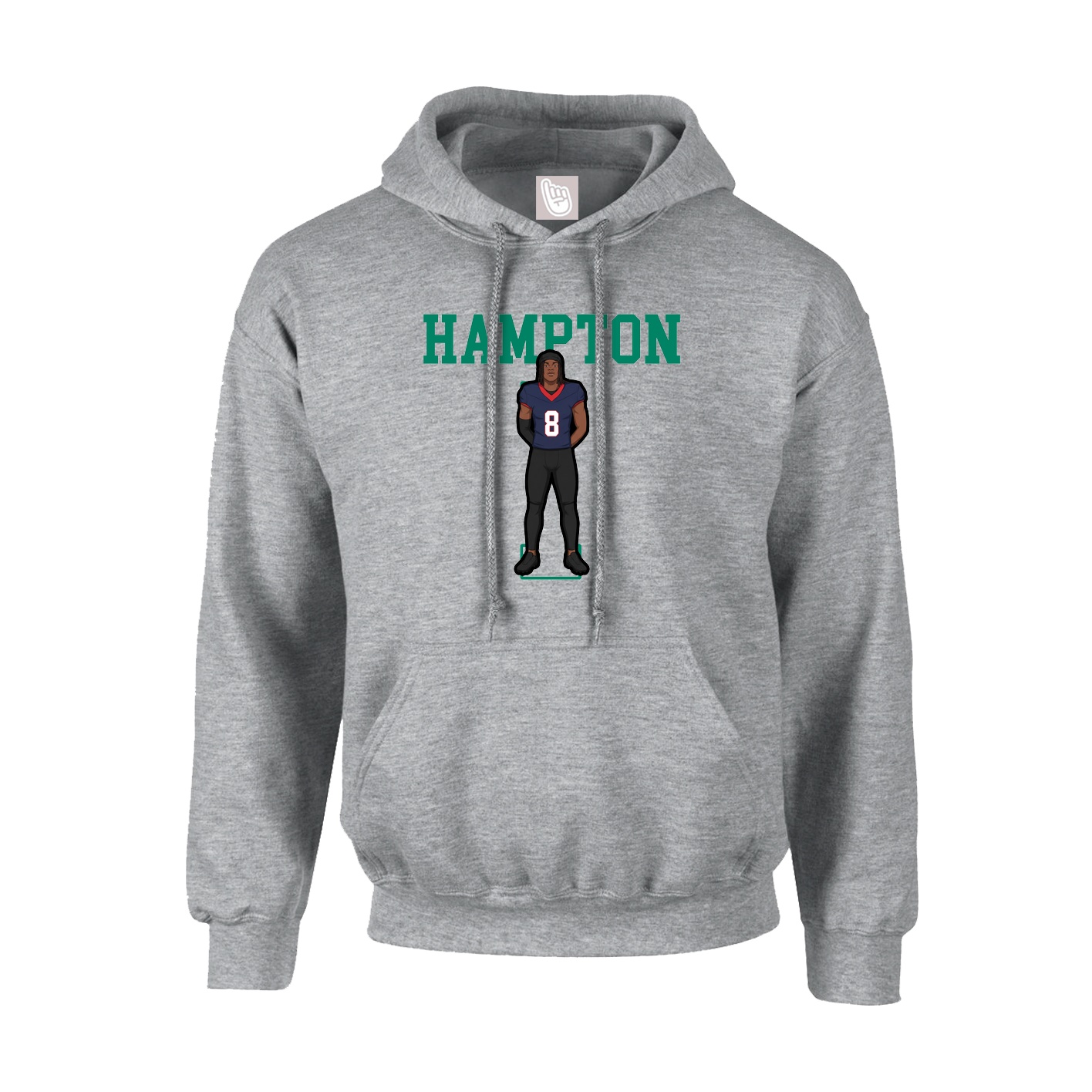 Hoodie — Shirsey in Grey