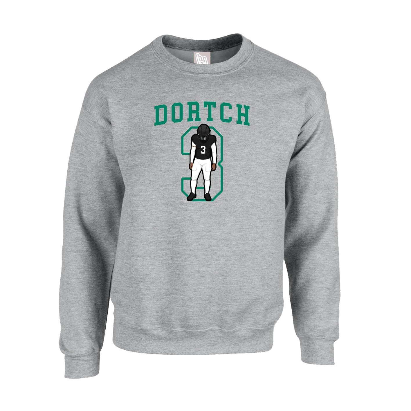 Fleece Crew — Shirsey in Grey