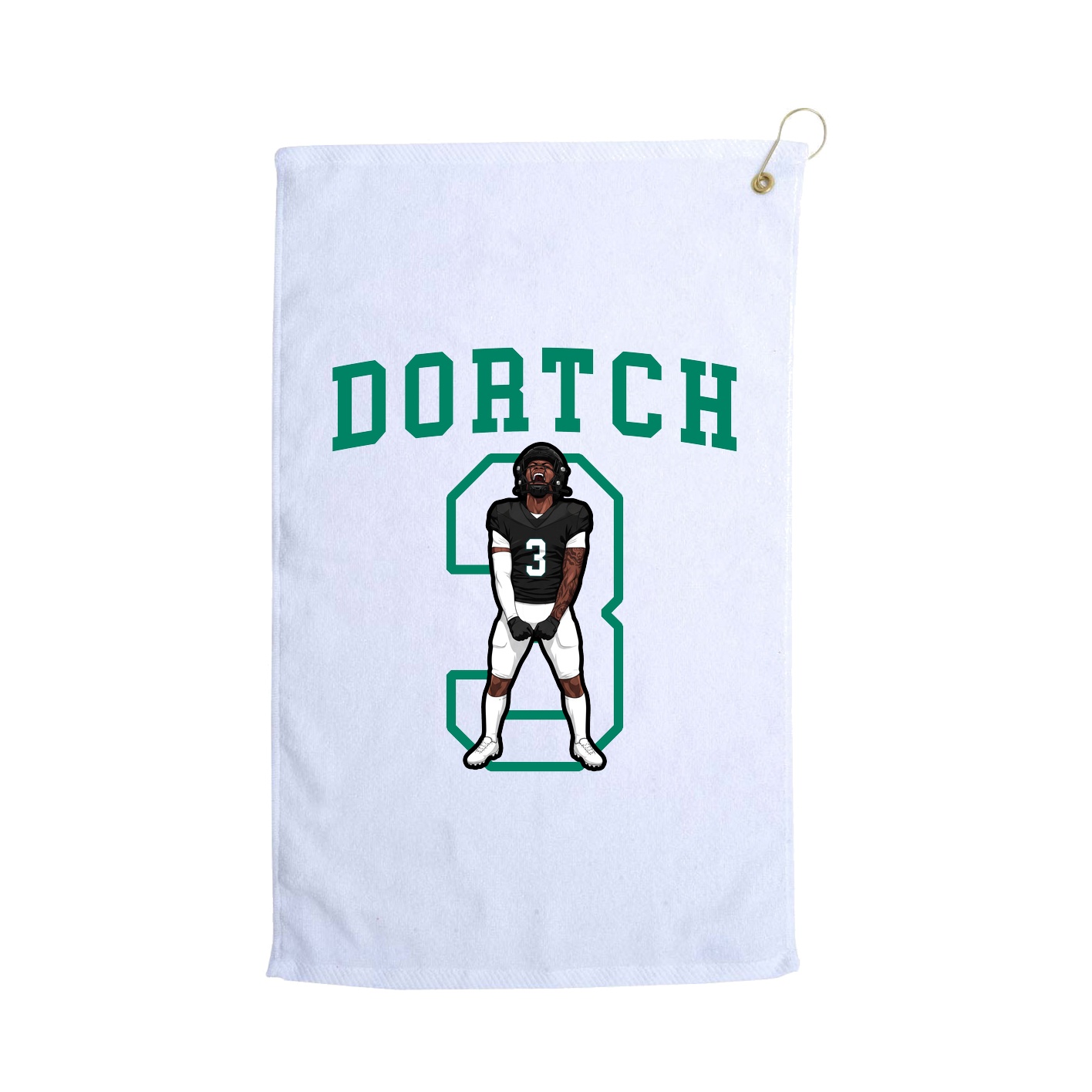 Golf Towel — Shirsey in White
