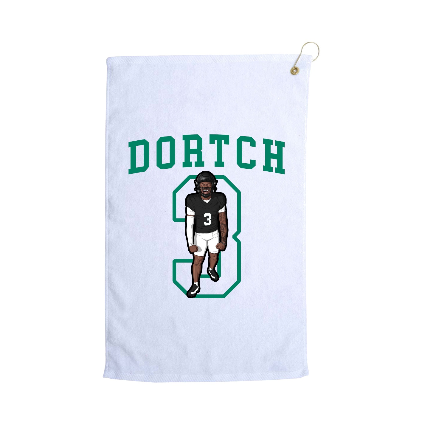 Golf Towel — Shirsey in White
