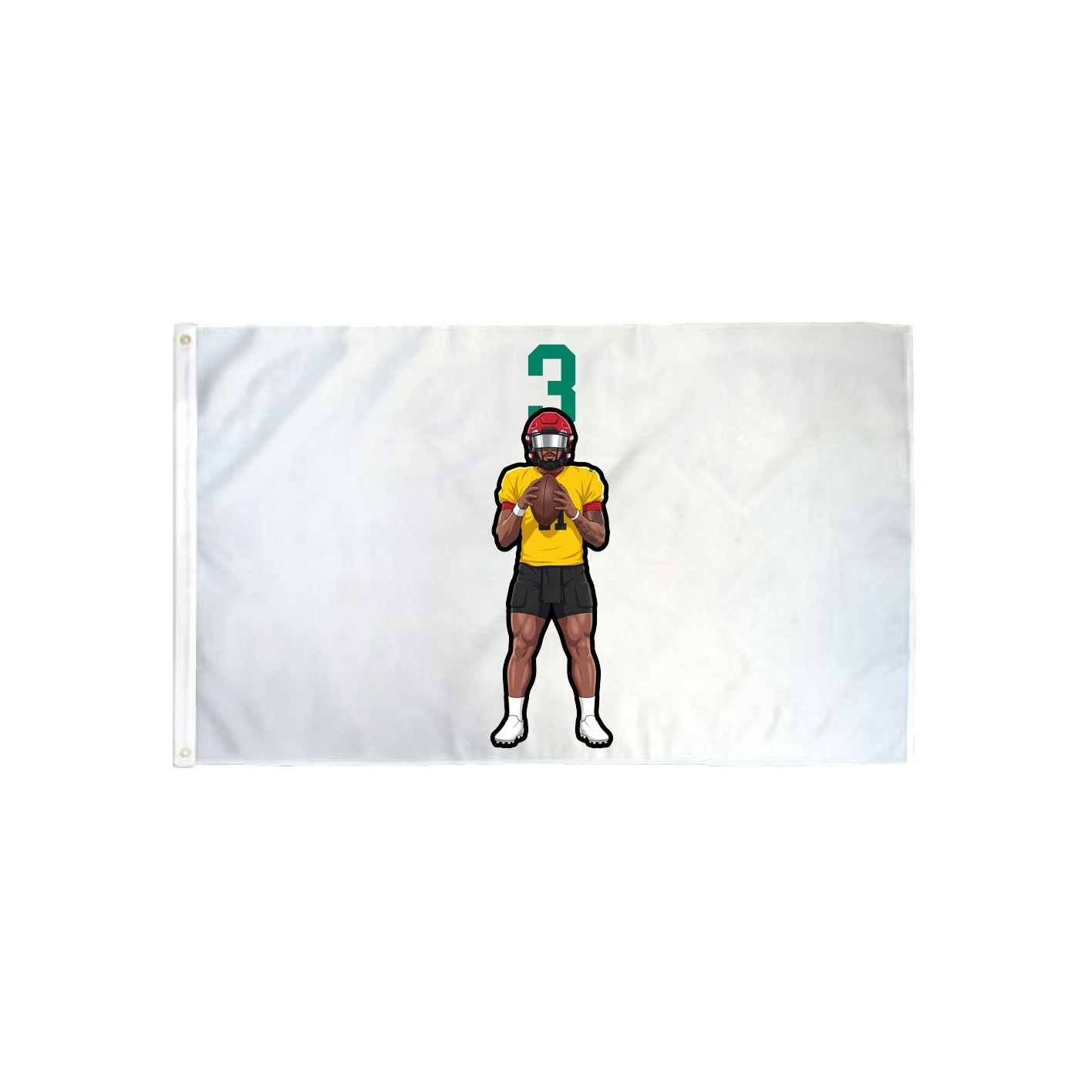 3x5 Flag — Number Top in Classic