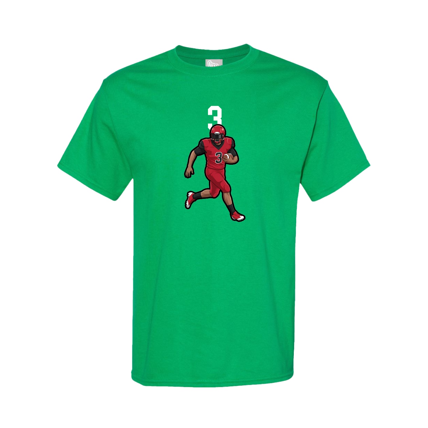 Youth Tee — Number Top in Green