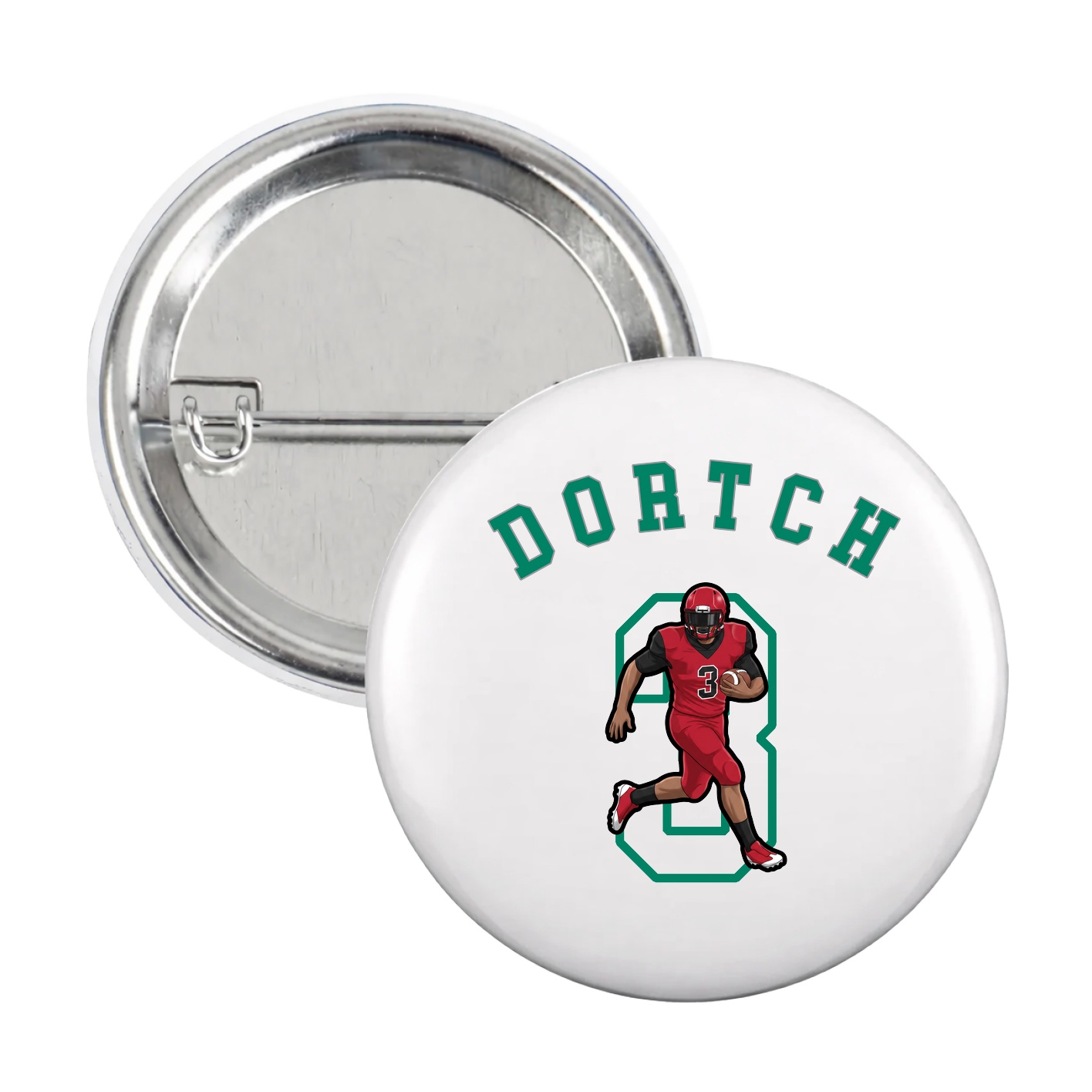 Game Day Button — Shirsey Arch in White