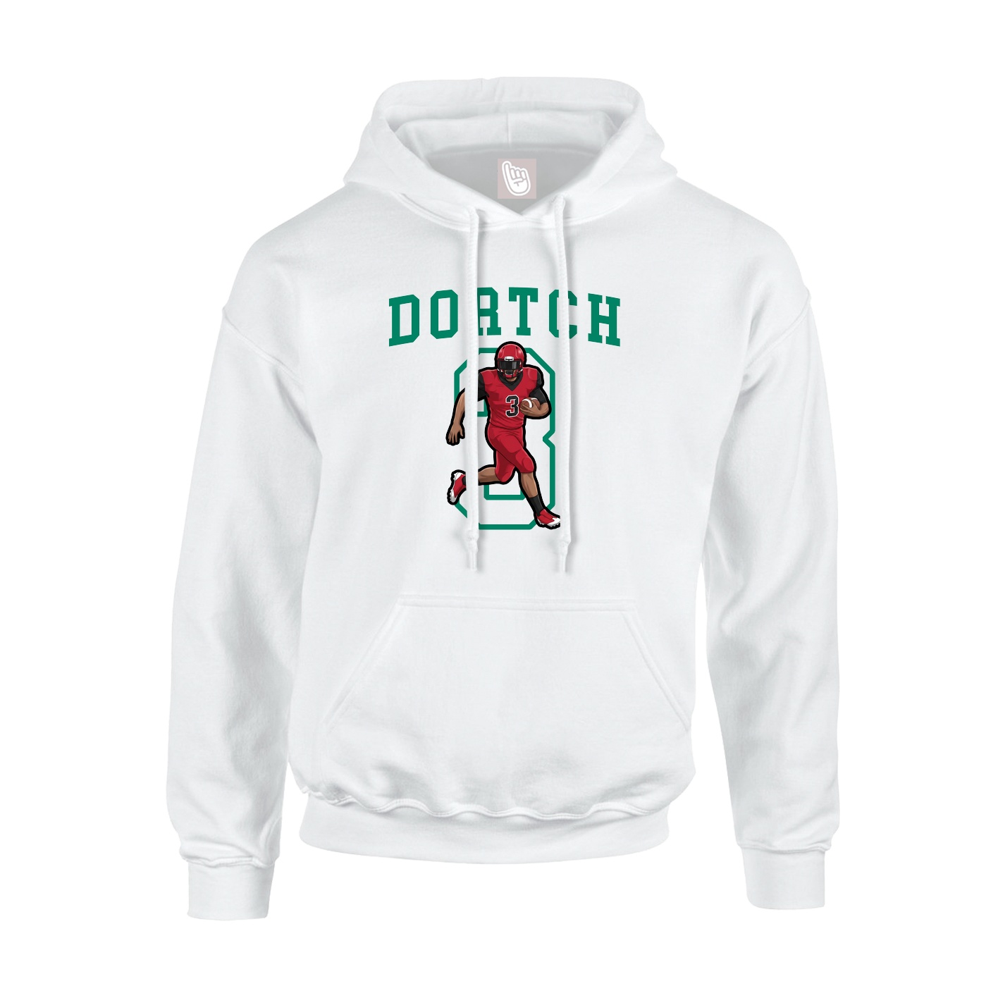 Hoodie — Shirsey in White