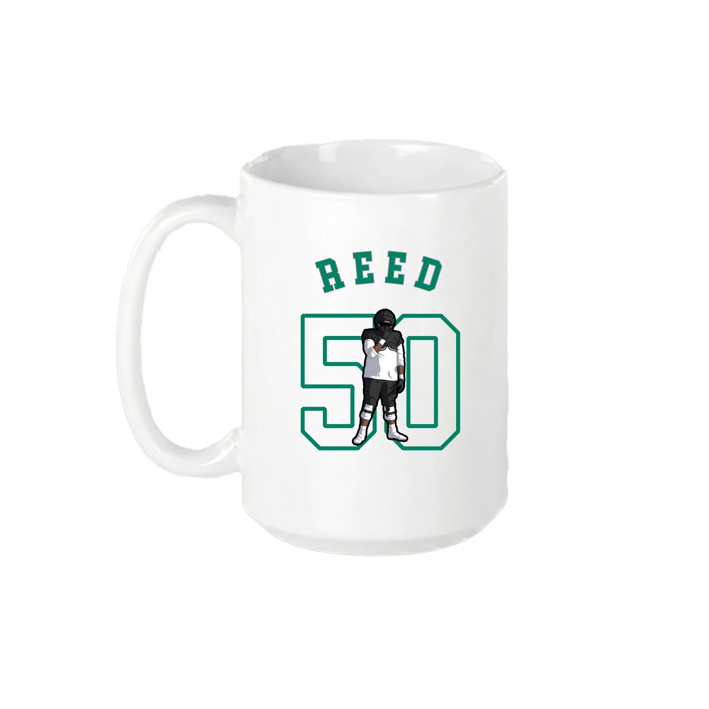 15oz Coffee Mug — Shirsey Arch in White